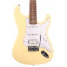 Arrow Tonecaster ST 211 Biscuit Rosewood/White - Gitara elektryczna