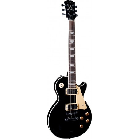 Arrow Riffster LP 22 Abyss Black Rosewood/White LTD - Gitara elektryczna