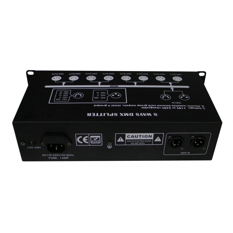 Fractal DMX 8 Box splitter - Rozdzielacz DMX