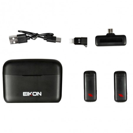 Eikon TWINSTREAM system bezprzewodowy dla twórców cyfrowych - 1 - Zestawy bezprzewodowe - System dwóch bezprzewodowych mikrofonó