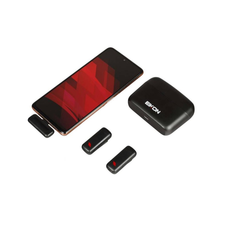 Eikon TWINSTREAM system bezprzewodowy dla twórców cyfrowych - 7 - Zestawy bezprzewodowe - System dwóch bezprzewodowych mikrofonó Eikon TWINSTREAM system bezprzewodowy dla twórców cyfrowych - 7 - Zestawy bezprzewodowe - System dwóch bezprzewodowych mikrofonó