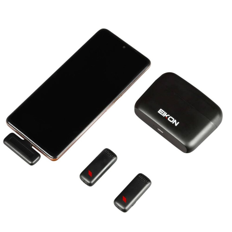 Eikon TWINSTREAM system bezprzewodowy dla twórców cyfrowych - 2 - Zestawy bezprzewodowe - System dwóch bezprzewodowych mikrofonó Eikon TWINSTREAM system bezprzewodowy dla twórców cyfrowych - 2 - Zestawy bezprzewodowe - System dwóch bezprzewodowych mikrofonó