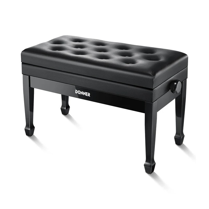 DONNER EC7164 Duet Adjustable Height Two Seater Ława do pianina na dwie osoby - 1 - Siedziska, Ławy - 