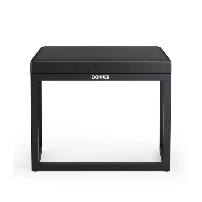 Donner DKB-200 Metal EC7088 Stołek do pianina S300 - 2 - Siedziska, Ławy - Wykonana z eleganckiego czarnego metalu i o czystych 