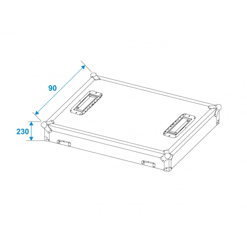Roadinger skrzynia transportowa na 2x NSF-100