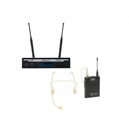Relacart UR-222S Set - System bezprzewodowy z bodypack i mikrofonem nagłownym