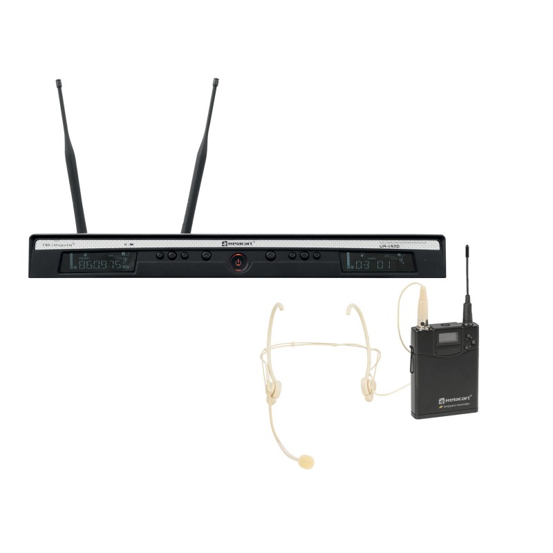 Relacart UR-260D Set - System bezprzewodowy z bodypack i mikrofonem nagłownym