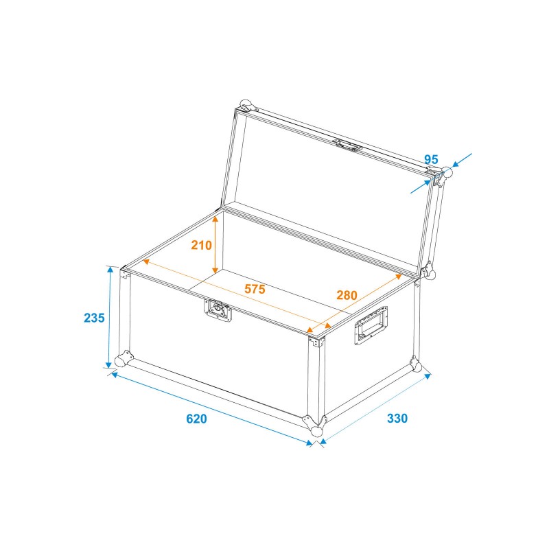 Roadinger uniwersalna skrzynia transportowa 60x30x30cm