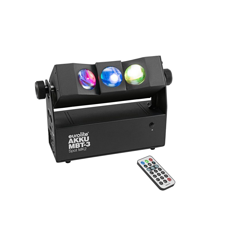 Eurolite zestwa oświetleniowy 4x AKKU MBT-3 Spot MK22 + skrzynia transportowa
