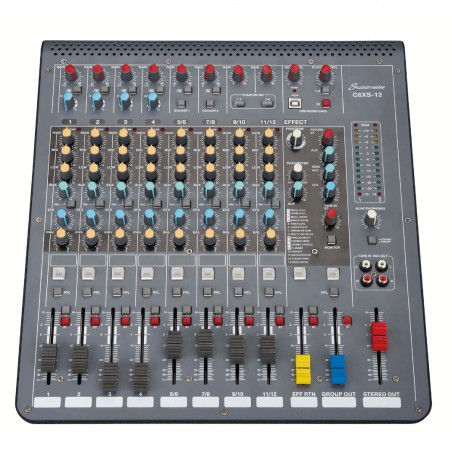 Studiomaster C6XS-12 - Mikser analogowy z DSP/USB