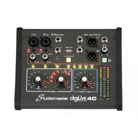 Studiomaster DigiLive 4C - Mixer cyfrowy 4-kanałowy
