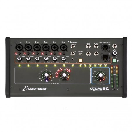 Studiomaster DigiLive 8C - Mixer cyfrowy 8-kanałowy