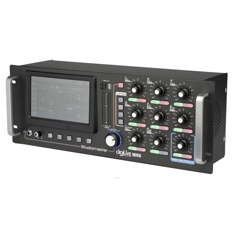 Studiomaster DigiLive 16P 600 - Powermikser cyfrowy rack 4x150W