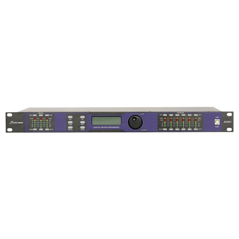 Studiomaster AC36 II - Procesor cyfrowy DSP