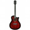 Gitara akustyczna Arrow Dune Red + pokrowiec + tuner + kostki w zestawie