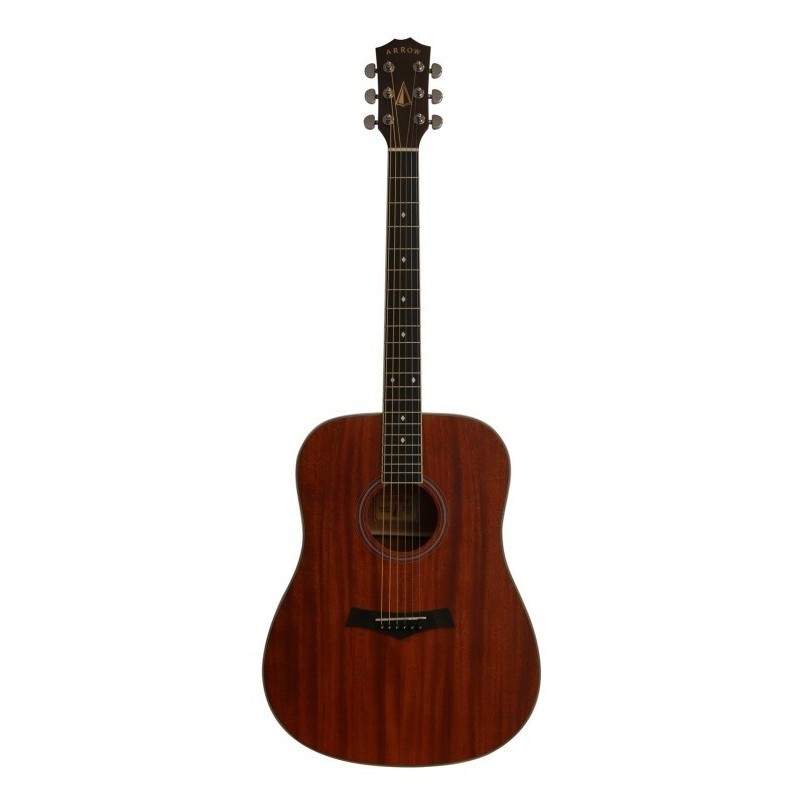 Gitara akustyczna Arrow Silver MH + pokrowiec + tuner + kostki w zestawie