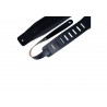 Levy's DM1PD-BLK - Skórzany pasek do gitary