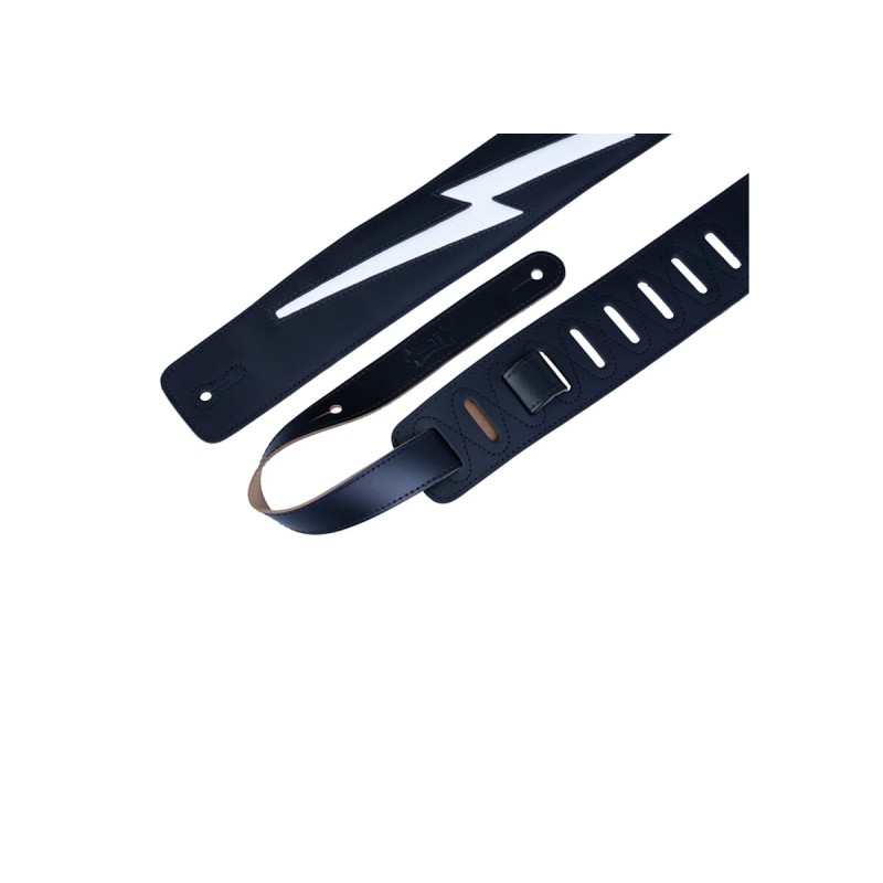 Levy's DM2-BLK - Skórzany pasek do gitary