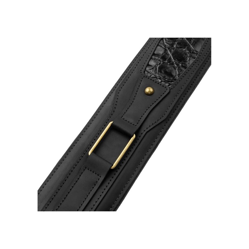 Levy's MCH11APX-BLK - Skórzany pasek do gitary