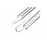Levy's MG317DRS-BLK/WHT - Skórzany pasek do gitary