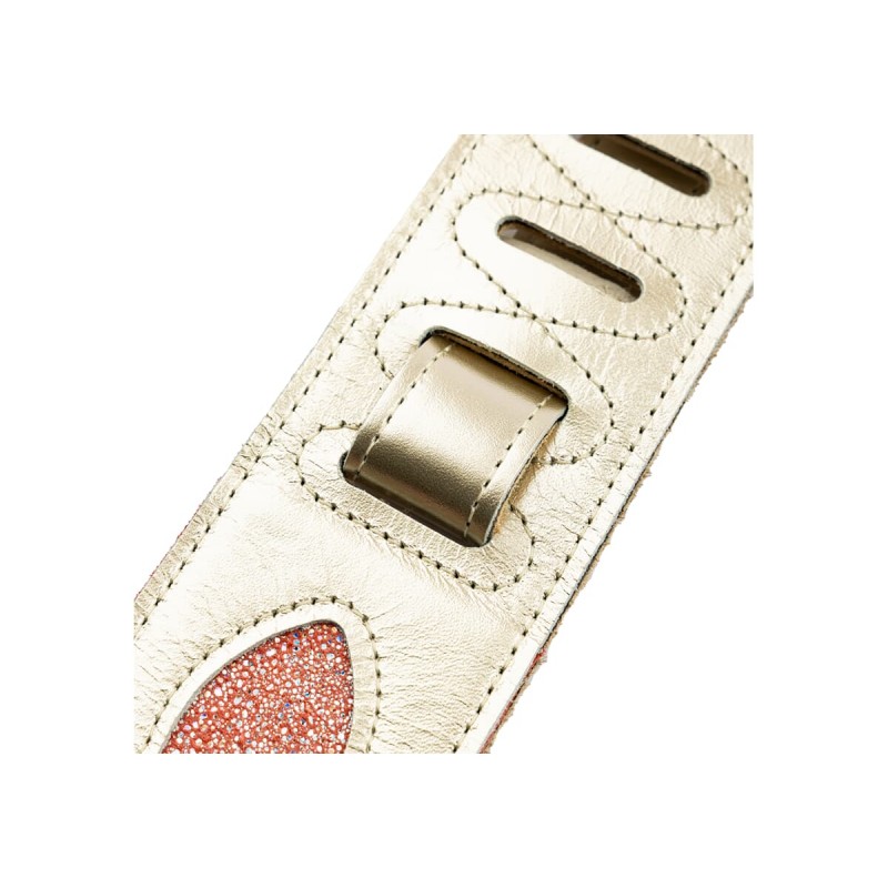 Levy's MJH317-002 - Skórzany pasek do gitary