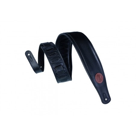 Levy's MSS2-BLK - Skórzany pasek do gitary