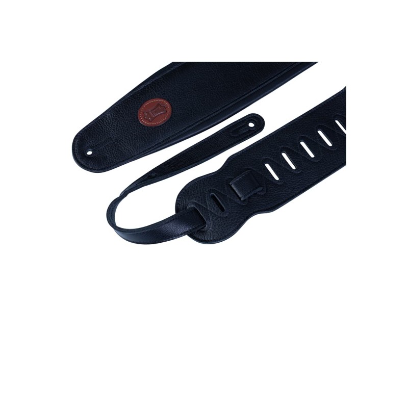 Levy's MSS2-4-BLK - Skórzany pasek do gitary basowej