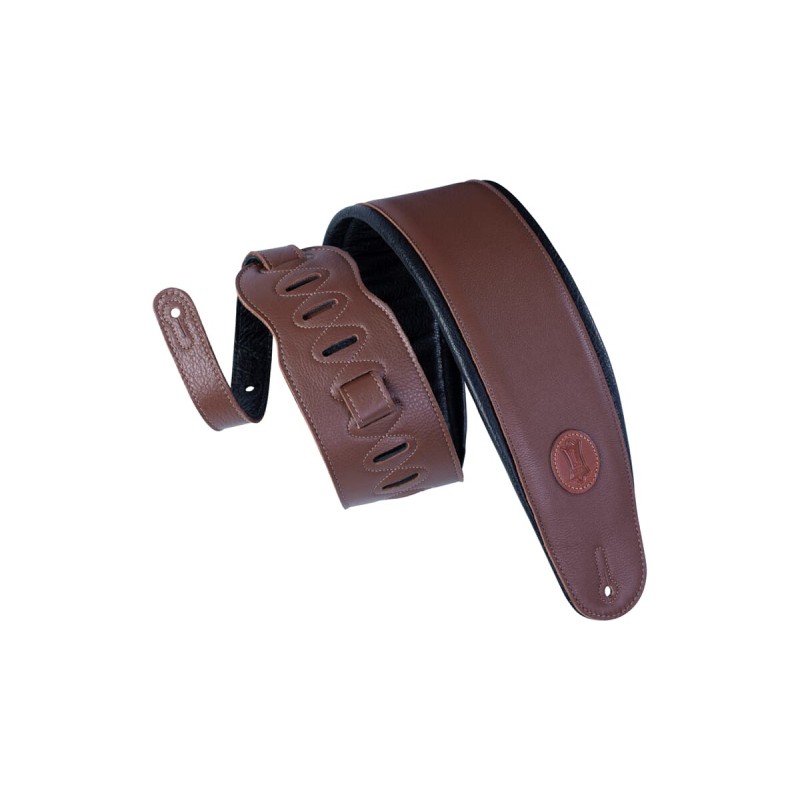 Levy's MSS2-4-BRN - Skórzany pasek do gitary basowej