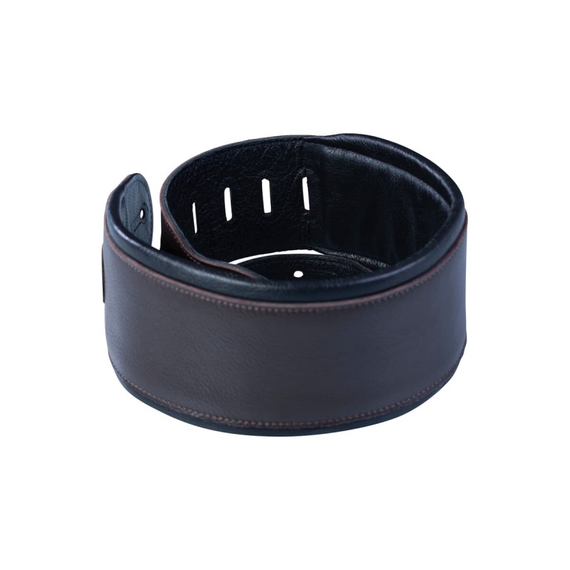 Levy's MSS2-4-DBR - Skórzany pasek do gitary basowej