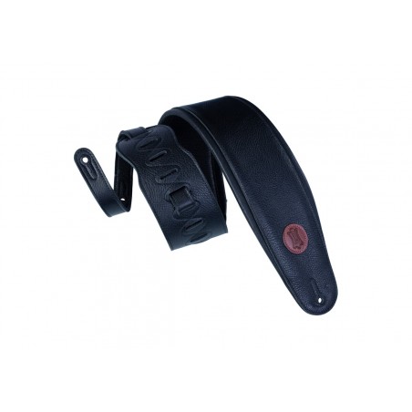 Levy's MSS2-4-XL-BLK - Skórzany pasek do gitary basowej