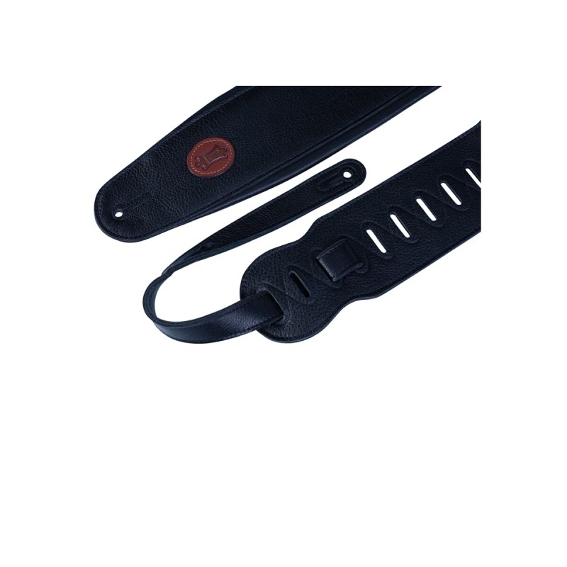 Levy's MSS2-4-XL-BLK - Skórzany pasek do gitary basowej