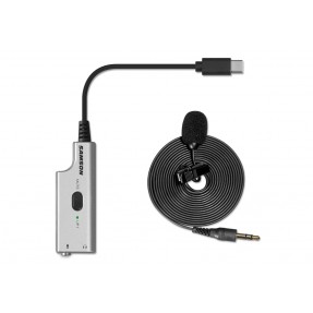 Samson LMU1 - Mikrofon krawatowy z adapterem USB