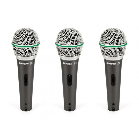 Samson Q6 3 Pack - Zestaw mikrofonów dynamicznych