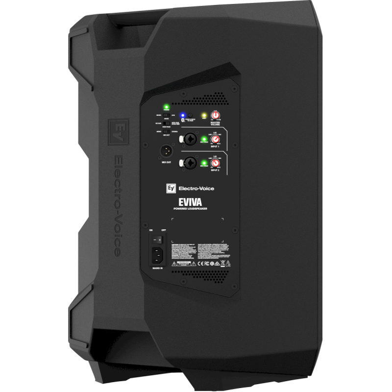 Electro Voice EVIVA 12P kolumna aktywna - 4 - Kolumny aktywne - EVIVA 12P to 12-calowy, aktywny, przenośny zestaw głośnikowy, kt
