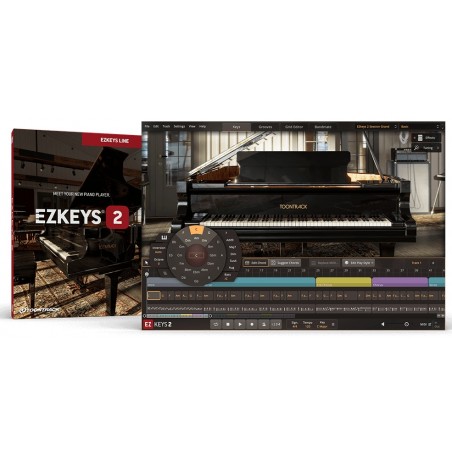 Toontrack EZkeys ⁠2 wirtualny instrument - 1 - Strona główna - Wirtualny instrument do kompozycji i tworzenia partii fortepianu,
