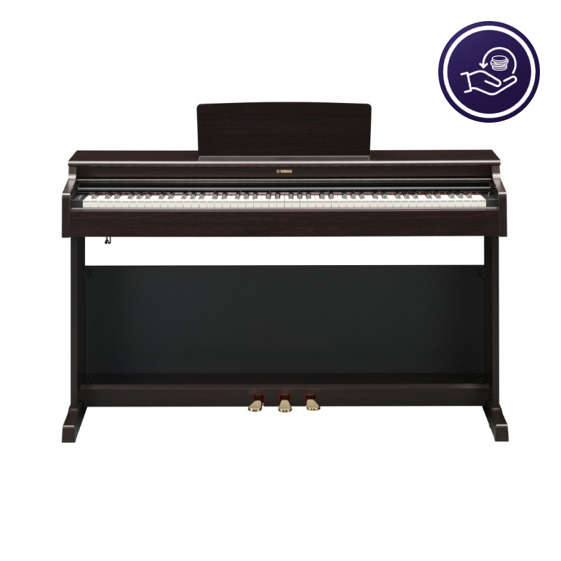 Yamaha YDP-165 R - pianino cyfrowe / Cash Back - Odzyskaj 300 zł - 1 - Pianina cyfrowe - Yamaha YDP-165 R oferuje 88-klawiszową 