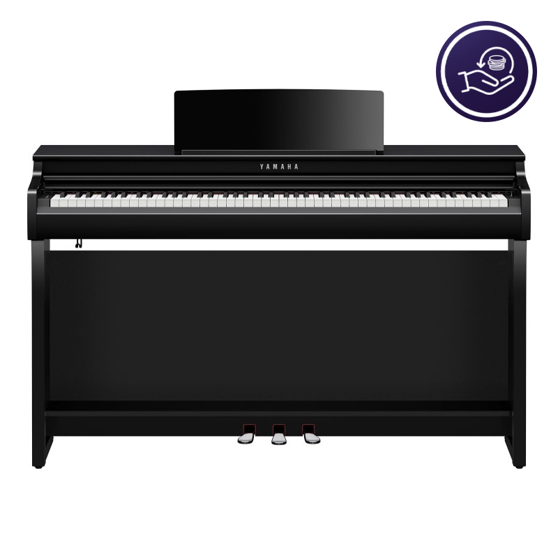 Yamaha Clavinova CLP-825PE Polished Ebony - pianino cyfrowe / Cash Back - Odzyskaj 400 zł - 1 - Pianina cyfrowe - Pianino cyfrow