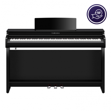Yamaha Clavinova CLP-825PE Polished Ebony - pianino cyfrowe / Cash Back - Odzyskaj 400 zł - 1 - Pianina cyfrowe - Pianino cyfrow
