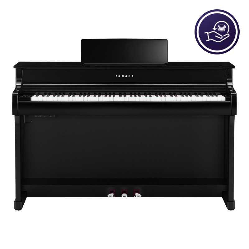 Yamaha Clavinova CLP-835PE Polished Ebony - pianino cyfrowe / Cash Back - Odzyskaj 450 zł - 1 - Pianina cyfrowe - Pianino cyfrow