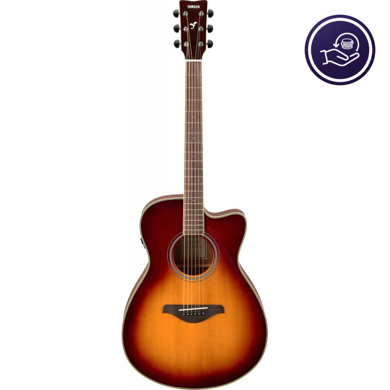 Yamaha FSC-TA BS - gitara elektroakustyczna / Cash Back - Odzyskaj 300 zł - 1 - Gitary e-akustyczne - Gitara Yamaha FSC-TA BS Br