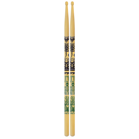 Liverpool LE 5AM Marfim Tattoo Natural - pałki perkusyjne - 1 - Pałki perkusyjne - 5A wood tip: 420 x 14,5mm - 16 1/2 x 0,575"- 