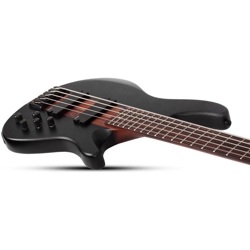 Schecter Charles Berthoud CB-5 See Thru Black Satin - Gitara basowa