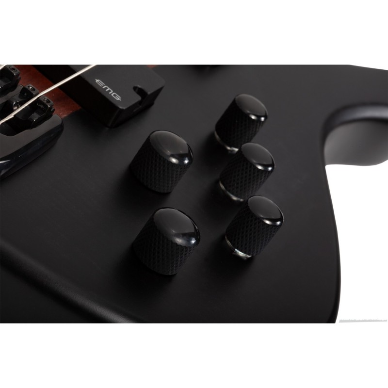 Schecter Charles Berthoud CB-5 See Thru Black Satin - Gitara basowa