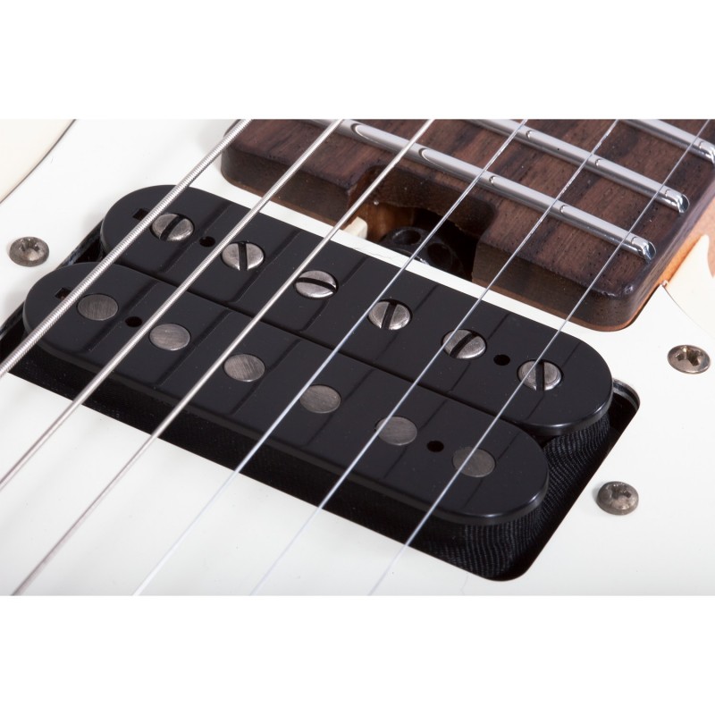 Schecter Sunset Custom USA Wembley HH Vintage White Aged Nitro - Gitara elektryczna