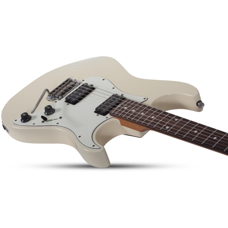 Schecter Sunset Custom USA Wembley HH Vintage White Aged Nitro - Gitara elektryczna