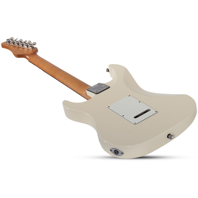 Schecter Sunset Custom USA Wembley HH Vintage White Aged Nitro - Gitara elektryczna