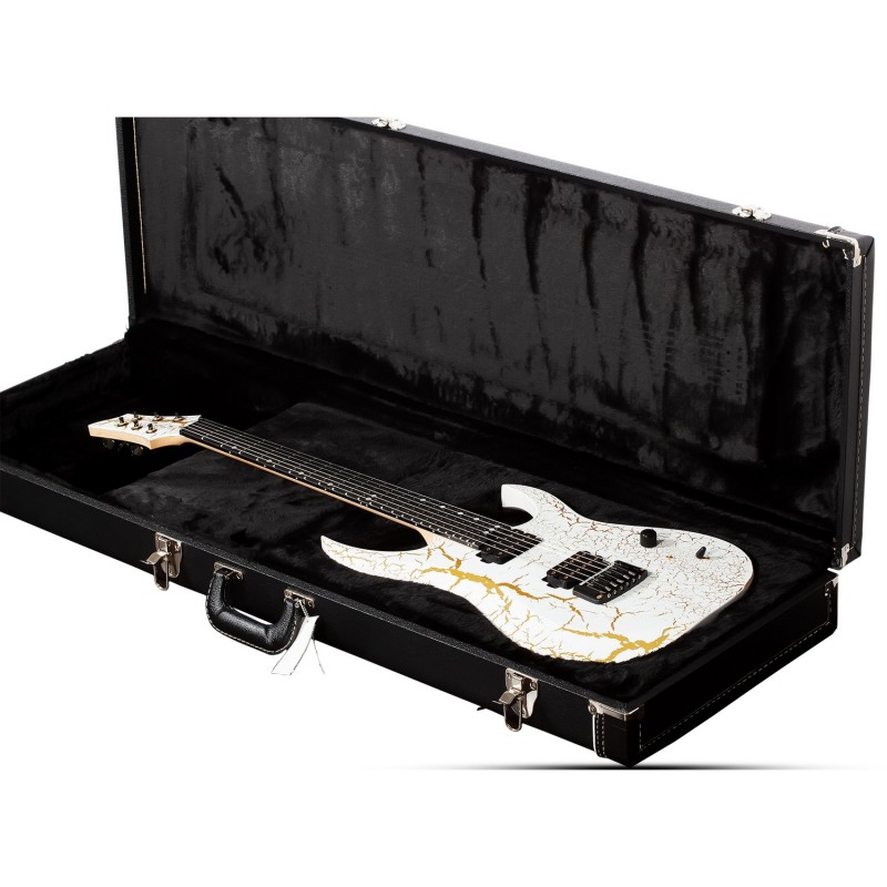 Schecter USA Sunset Extreme White and Gold Satin Crackle - Gitara elektryczna