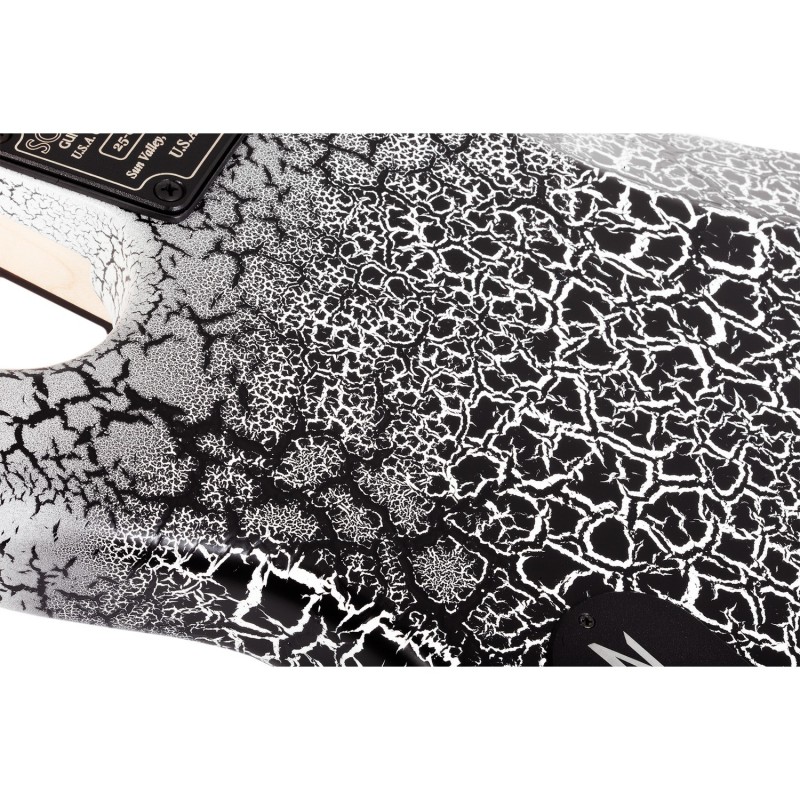 Schecter John Browne Zenith USA Signature Fracture White - Gitara elektryczna