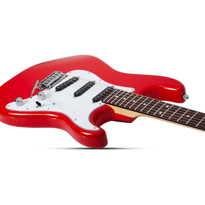Schecter Traditional USA SSS Candy Red - Gitara elektryczna