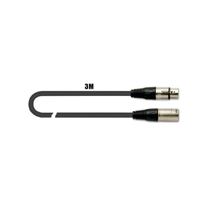 Quik Lok MX-775-3 - Kabel mikrofonowy 3m